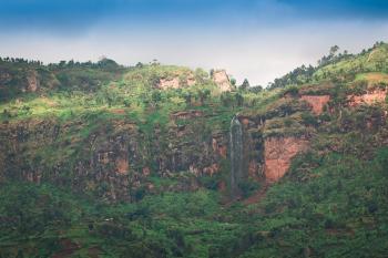 vyhasla sopka Mount Elgon