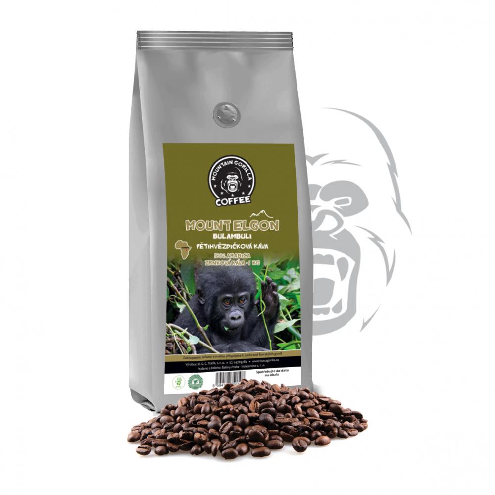 Zrnková káva - Bulambuli - 100 % arabica - Uganda 1 kg