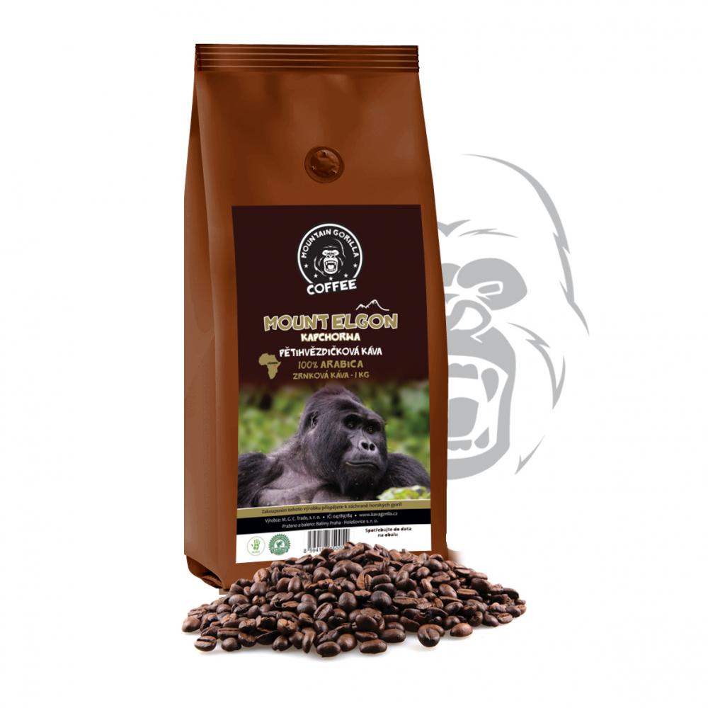 Zrnková káva Kapchorwa - 100 % arabica - Uganda 1 kg