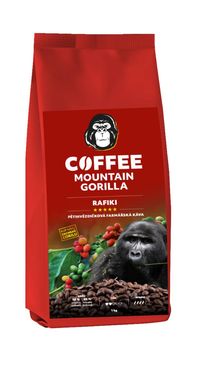 Zrnková káva - Rafiki espresso směs