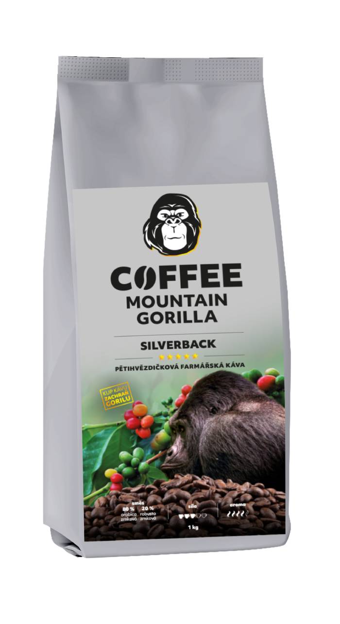 Espresso směs zrnkové kávy Silverback