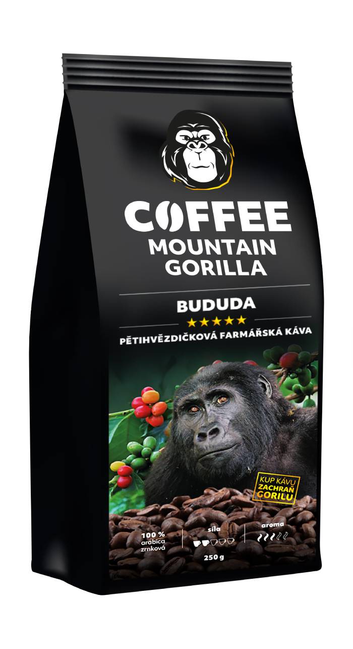 Zrnková káva Bududa - 100 % arabica - Uganda 250 g