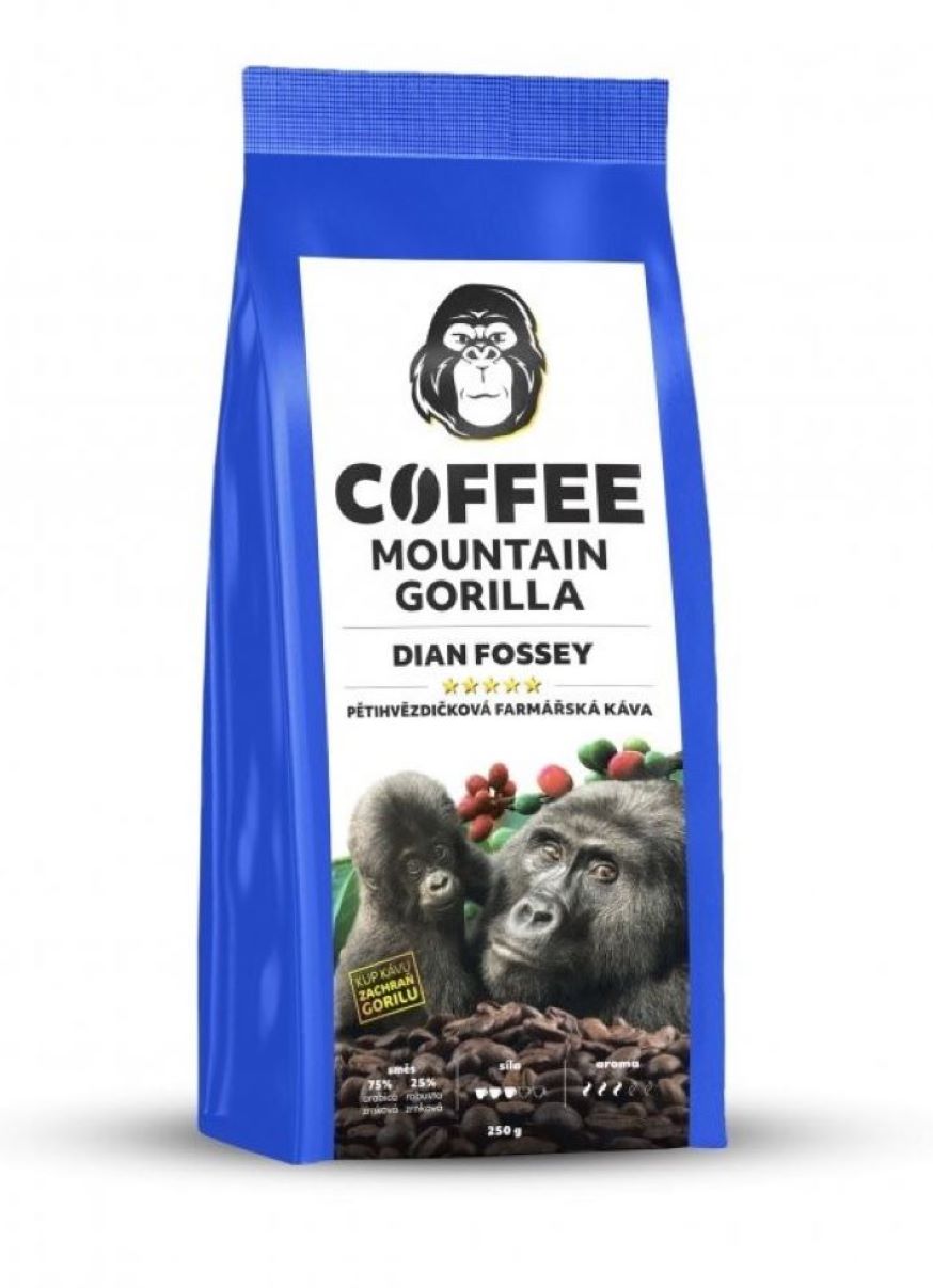 Zrnková káva Dian Fossey - espresso směs