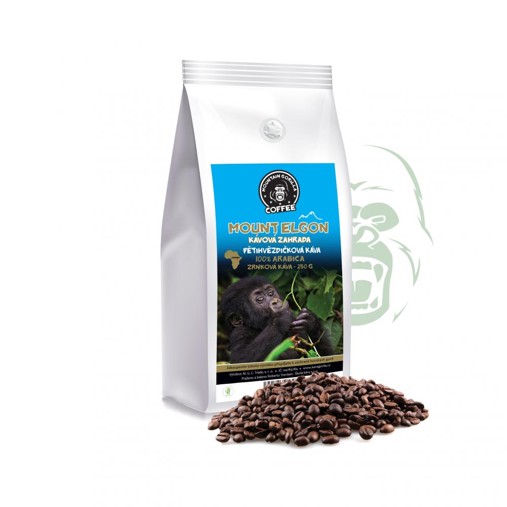 Zrnková káva - Kávová zahrada - 100 % arabica - Uganda 250 g 