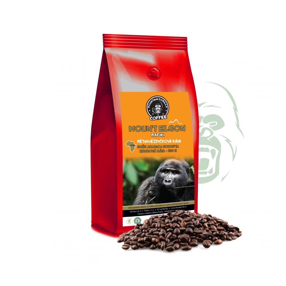 Zrnková káva - Rafiki espresso - směs arabica robusta - Uganda 250 g