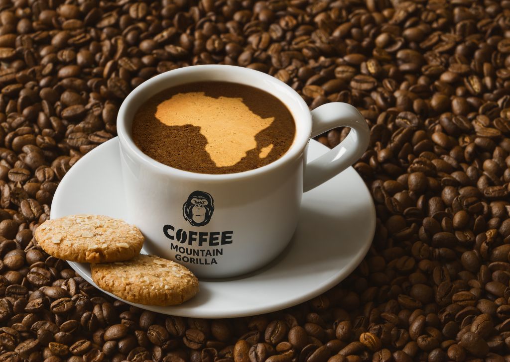 Šálek výběrové kávy Mountain Gorilla Coffee