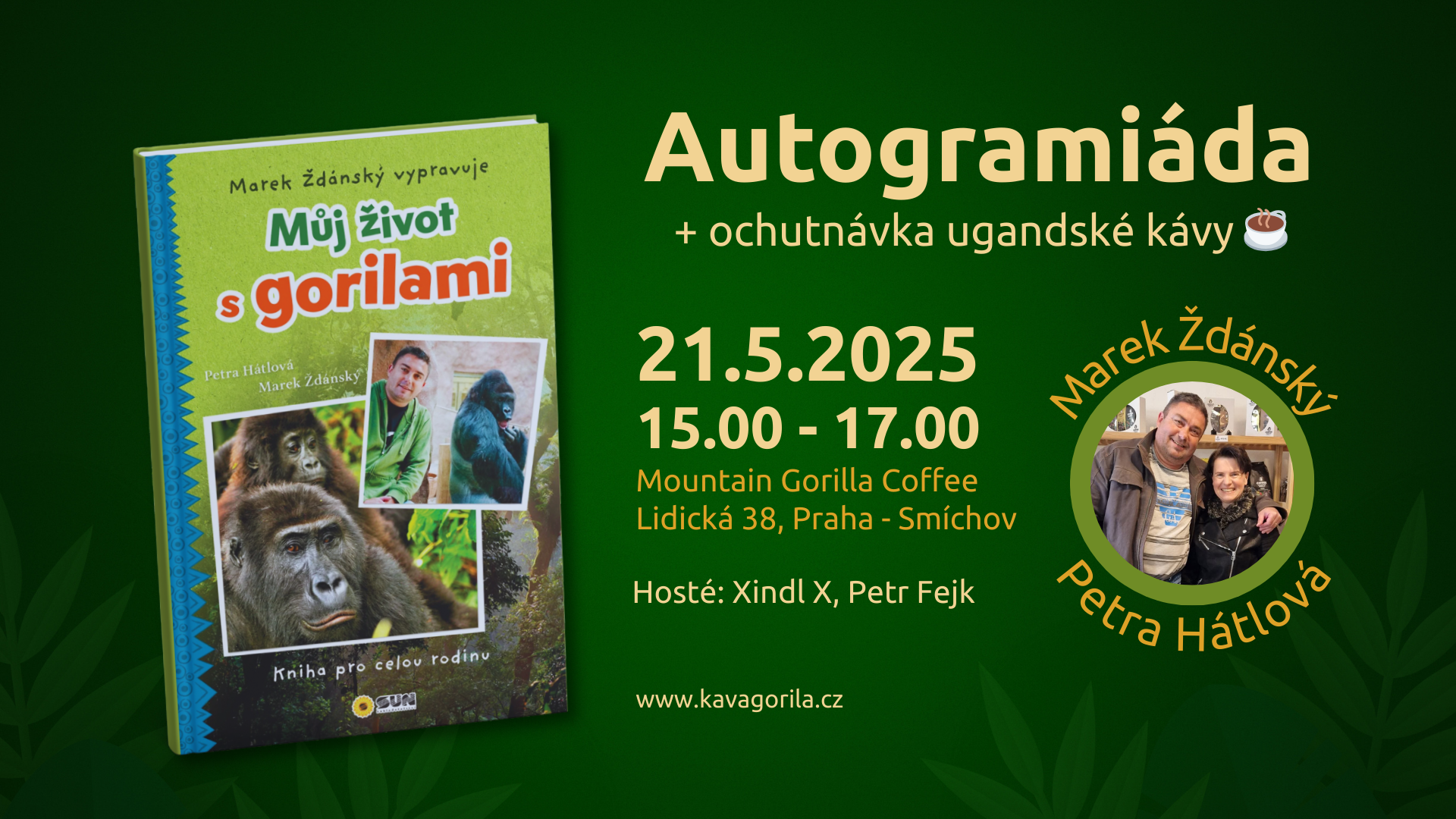 Autogramiáda knihy Můj život s gorilami - Marek Ždánský
